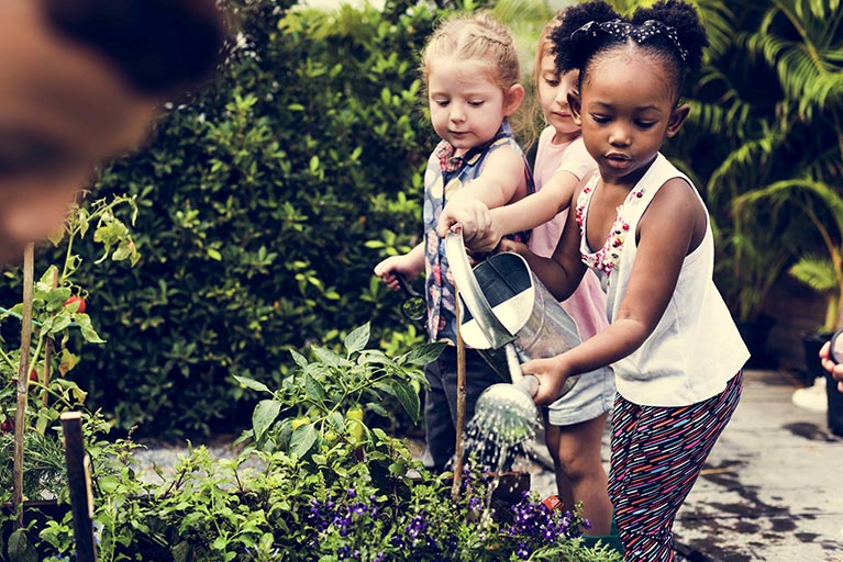 Get Involved - Three Little Girls Gardening