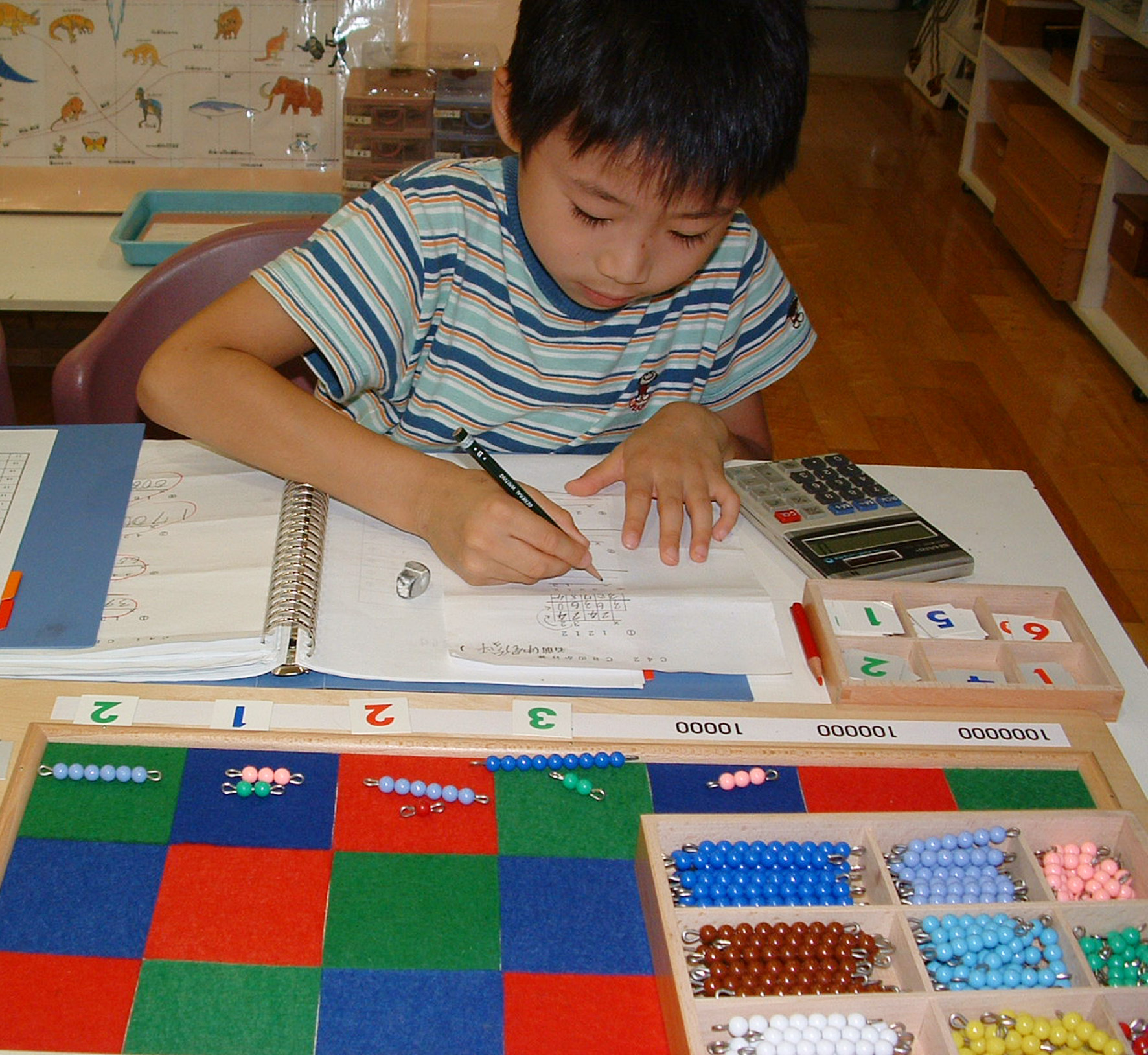 Inclusion Course Image of Montessori Child Playing with Blocks